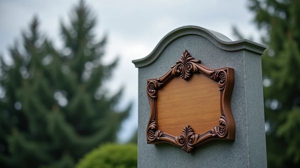 Offrez un hommage unique avec une plaque funéraire personnalisée
