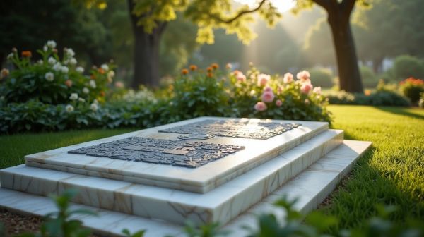 Offrez un hommage unique avec une plaque funéraire personnalisée